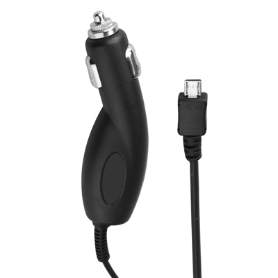 Micro USB Car Charger Coiled Cable for Galaxy S IV / i9500 / S III / i9300 /Note II / N7100 /  i9220 / i9100 / i9082 / Nokia / LG / HTC One X / Sony Xperi,etc(Black)