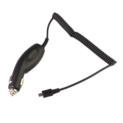 Micro USB Car Charger Coiled Cable for Galaxy S IV / i9500 / S III / i9300 /Note II / N7100 /  i9220 / i9100 / i9082 / Nokia / LG / HTC One X / Sony Xperi,etc(Black)