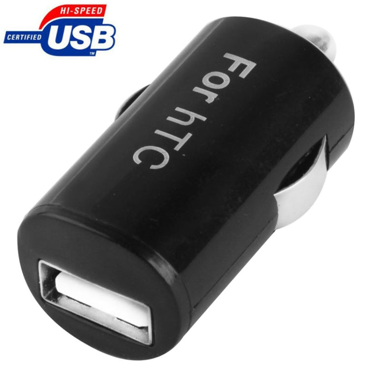 USB Car Charger for HTC Desire Q / One / M7 / Butterfly / 8X / One X / Other Mobile Phones(Black)