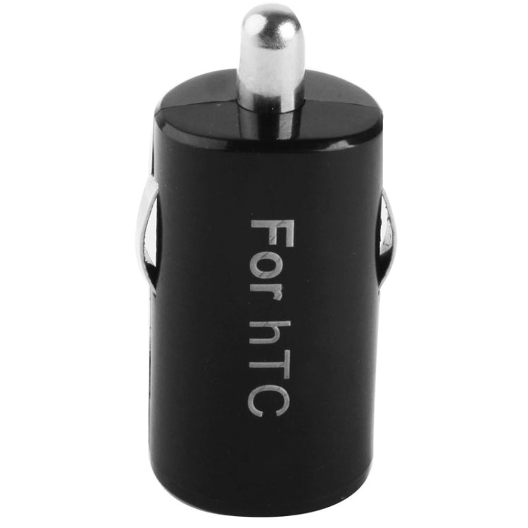 USB Car Charger for HTC Desire Q / One / M7 / Butterfly / 8X / One X / Other Mobile Phones(Black)