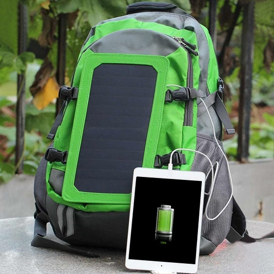 6W 1200mAh Solar Charge Backpack Portable Charger High Efficiency Sunpower Fashion Casual Sports Bag