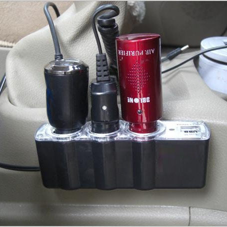 12V / 24V USB Charger Supply & Triple Socket
