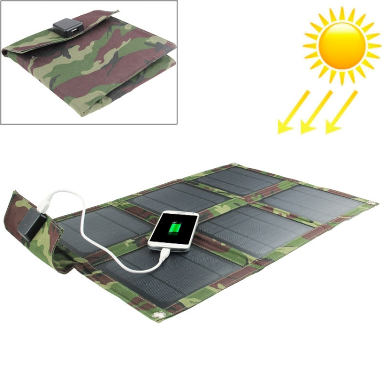 15W Portable Folding Solar Panel / Solar Charger Bag for Laptops / Mobile Phones