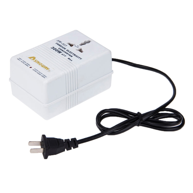 US Plug Adapter,300W Power Converter AC110V to AC220V(White)