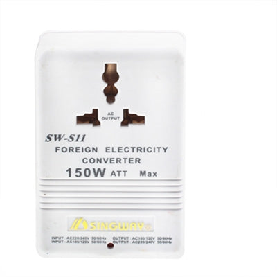 US Plug Adapter,150W Power Converter AC117V to AC230V(White)