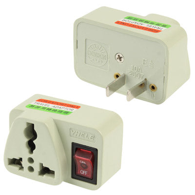 Plug Adapter, Travel Power UK Plug to US Plug Adaptor with Switch