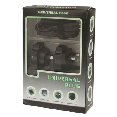 4 in 1 Plug Adapter, Travel Power Adaptor with  EU Plug, AU Plug, UK Plug, US Plug