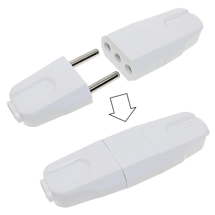 EU Plug Female AC Wall Universal Travel Power Socket Plug Adaptor