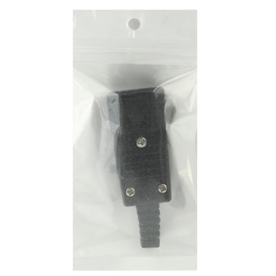 3 Prong Male AC Wall Universal Travel Power Socket Plug Adaptor(Black)