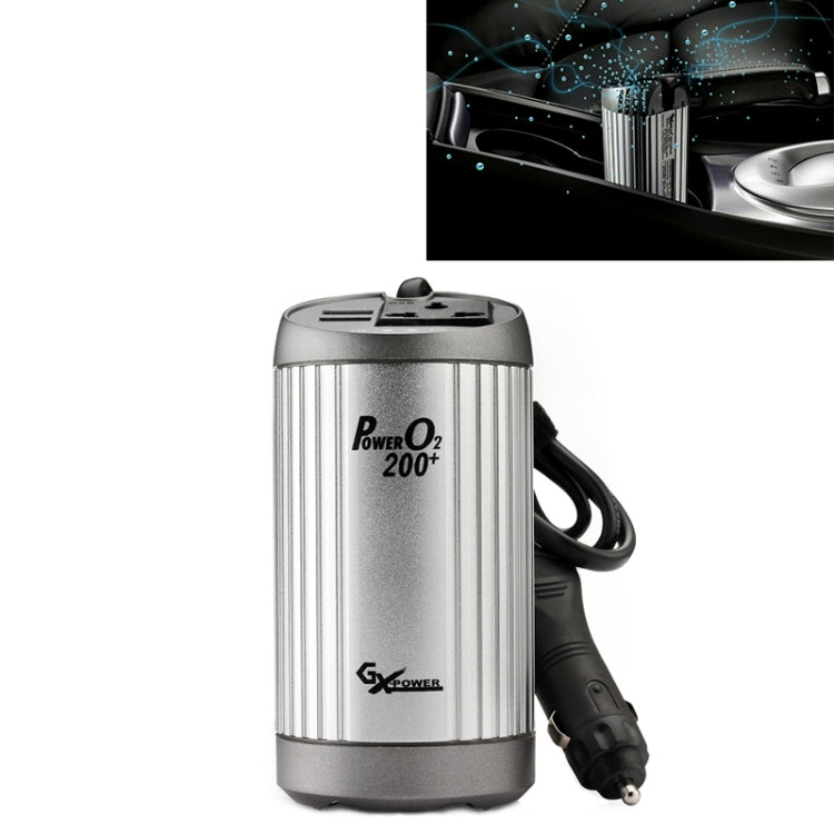 200W DC 12V to Ion-AC 220V Power Inverter with Dual USB Ports(Silver)