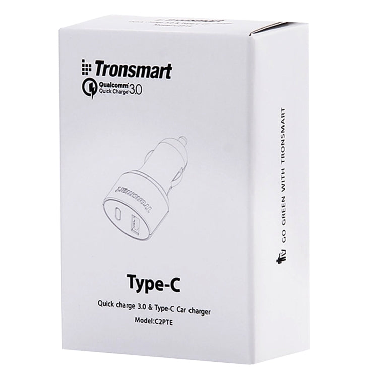 Tronsmart TS-C2PTE 33W 3A Max USB Port Qualcomm Quick Charge USB-C / Type-C 3.0 Car Charger for Google Nexus 6P / 5X, LeTV One Max / Pro