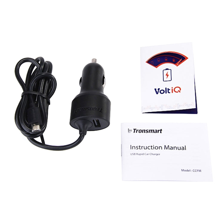 Tronsmart TS-CCFM 2.4A Max Micro USB Qualcomm Quick Charge 2.0 Smart Identification Car Charger for Tablets / Phones