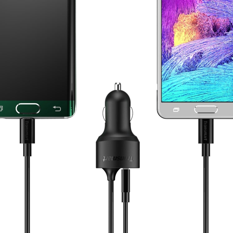 Tronsmart TS-CCFM 2.4A Max Micro USB Qualcomm Quick Charge 2.0 Smart Identification Car Charger for Tablets / Phones