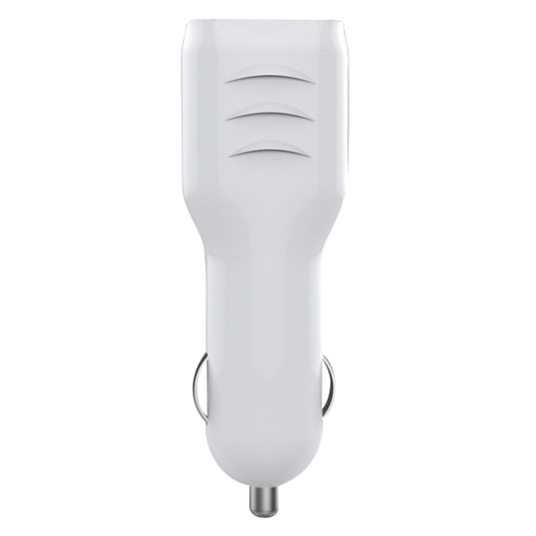 BILITONG 1A / 2.1A Universal 2 USB Ports Car Charger for iPhone 6 & 6 Plus, Galaxy S6 / S6 edge and Other Mobile Phones & Tablet PC (White + Blue)