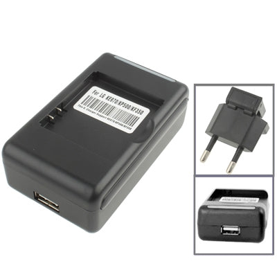 Universal USB Output Style Battery Charger for LG KE970 / KP500 / KF350