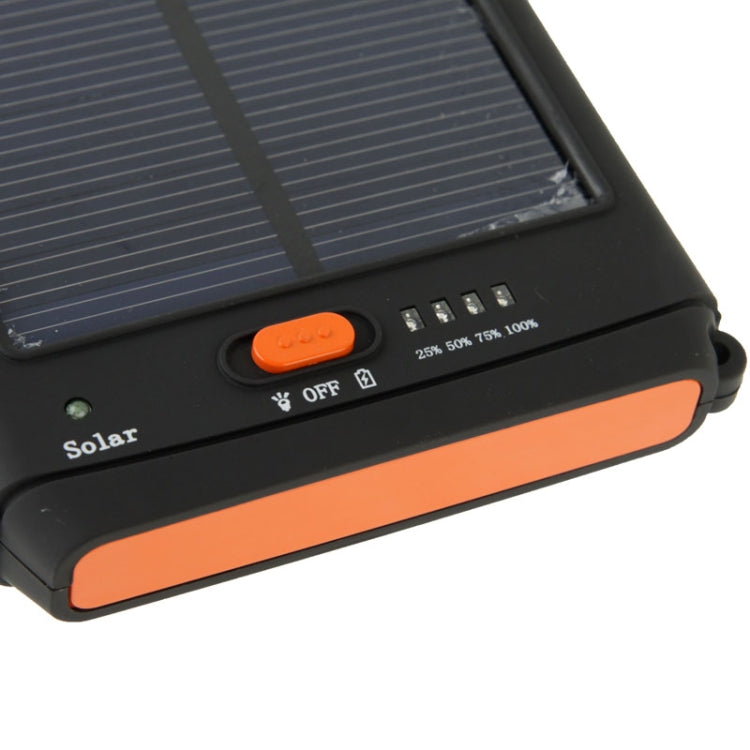 11200mAh Mobile Phone Emergency Power Station Solar Charger & LED Flash Light for iPhone 5 / iPhone 4 / Samsung i9500 / Nokia, with 11 inch Computer Bag
