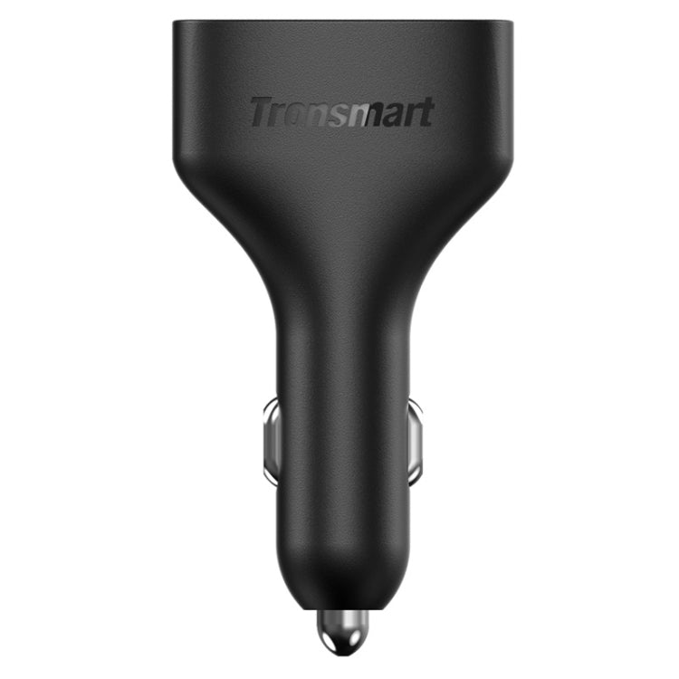 Tronsmart C3P2F 42W 2.4A Max 3 USB Ports Qualcomm Quick Charge 2.0 Car Charger for Tablets / Phones(Black)