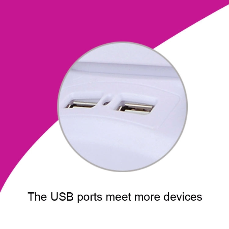 3 Layers with 12 US Outlets and 6 USB Ports Smart Power Sockets, Overload Protector, US Plug, Cable Length: 1.5M