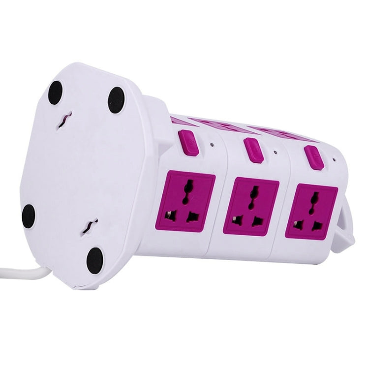 3 Layers with 12 US Outlets and 6 USB Ports Smart Power Sockets, Overload Protector, US Plug, Cable Length: 1.5M