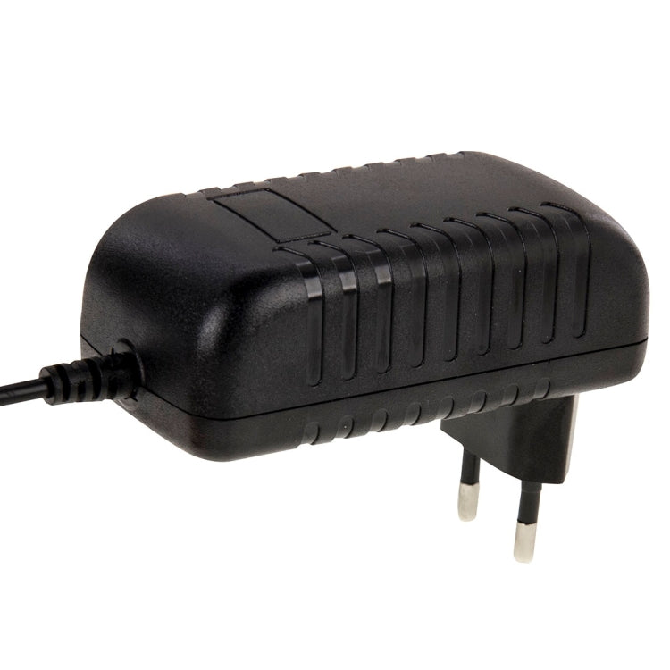 EU Plug AC 100-240V to DC 12V 3A Power Adapter, Tips: 5.5 x 2.1mm, Cable Length: about 1.2m(Black)