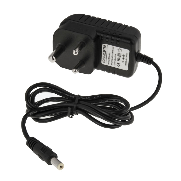 South Africa Plug AC 100-240V to DC 6V 2A Power Adapter, Tips: 5.5 x 2.1mm, Cable Length: about 1.2m(Black)