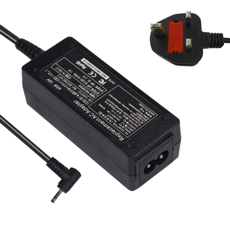 19V 2.1A 40W 2.5x0.7mm Power Supply Adapter Charger for Asus N17908 / V85 / R33030 / EXA0901 / XH Laptop