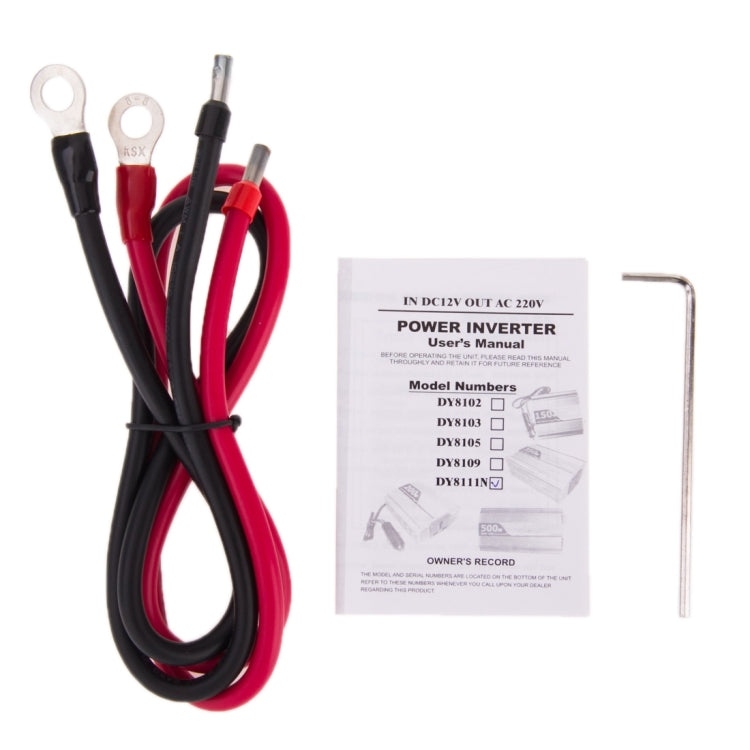 SUVPR DY-8111N 1000W DC 12V to AC 220V Car Power Inverter with 500mA USB Port & Universal Power Socket