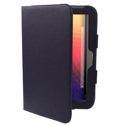Lichee Texture Leather Case with Holder & Rotate 360 Degrees for Google Nexus 10