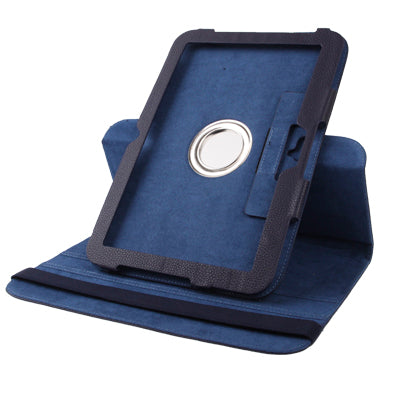 Lichee Texture Leather Case with Holder & Rotate 360 Degrees for Google Nexus 10