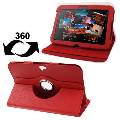 Lichee Texture Leather Case with Holder & Rotate 360 Degrees for Google Nexus 10
