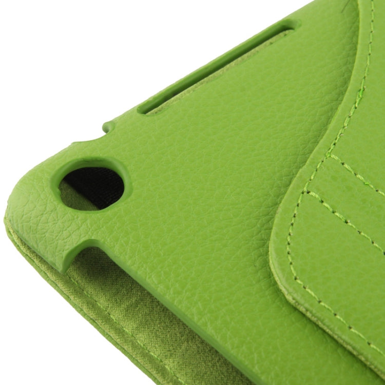 360 Degrees Rotation Litchi Texture Leather Case with 2-angle Holder for Google Nexus 7 (2013 Version),