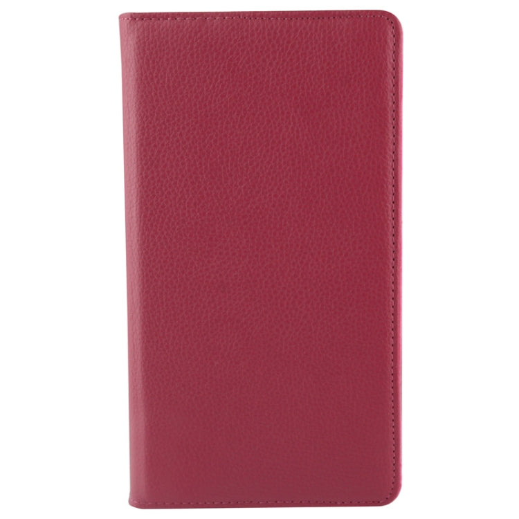 360 Degrees Rotation Litchi Texture Leather Case with 2-angle Holder for Google Nexus 7 (2013 Version),