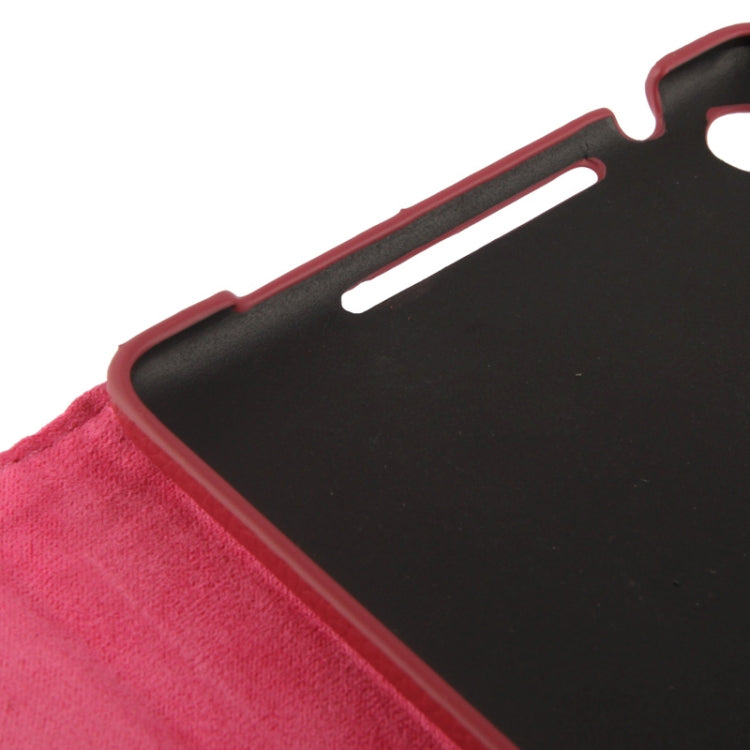 360 Degrees Rotation Litchi Texture Leather Case with 2-angle Holder for Google Nexus 7 (2013 Version),