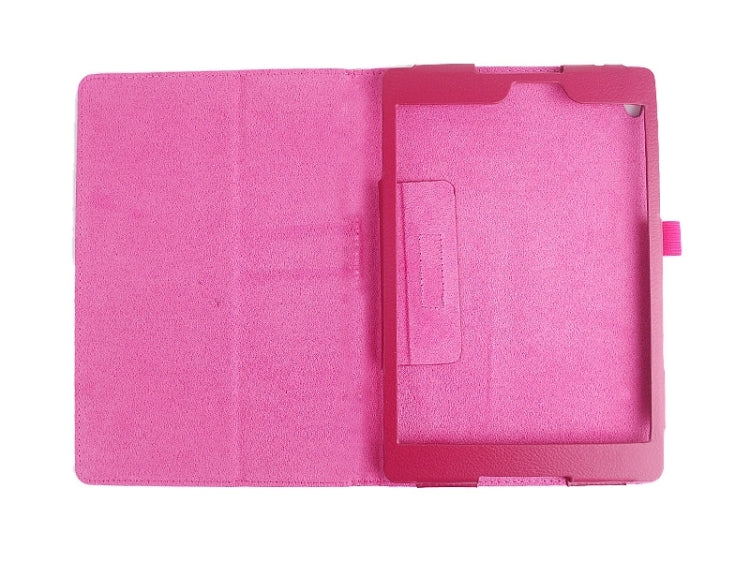 Litchi Texture PU Leather Case with Holder for Google Nexus 9(Magenta)