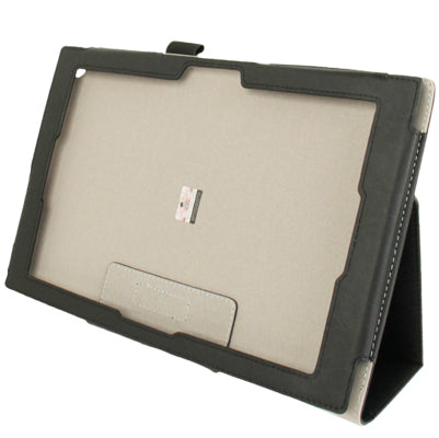Crazy Horse Texture Leather Case with Holder / Sleep / Wake-up Function / Touch Pen for Sony Xperia Tablet Z / 10.1(Black)