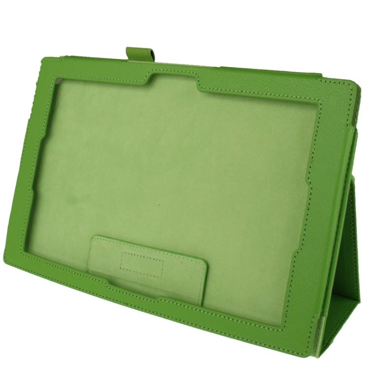 Litchi Texture Leather Case with Holder for Sony Xperia Tablet Z / 10.1