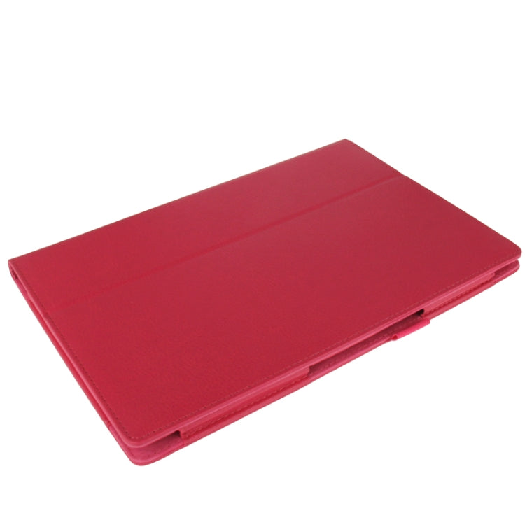 Litchi Texture Leather Case with Holder for Sony Xperia Tablet Z / 10.1
