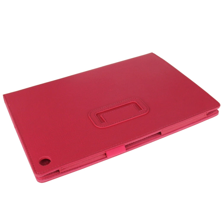 Litchi Texture Leather Case with Holder for Sony Xperia Tablet Z / 10.1