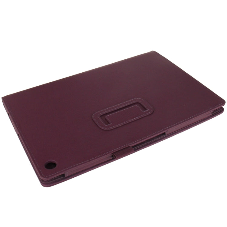 Litchi Texture Leather Case with Holder for Sony Xperia Tablet Z / 10.1