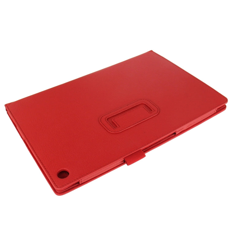 Litchi Texture Leather Case with Holder for Sony Xperia Tablet Z / 10.1