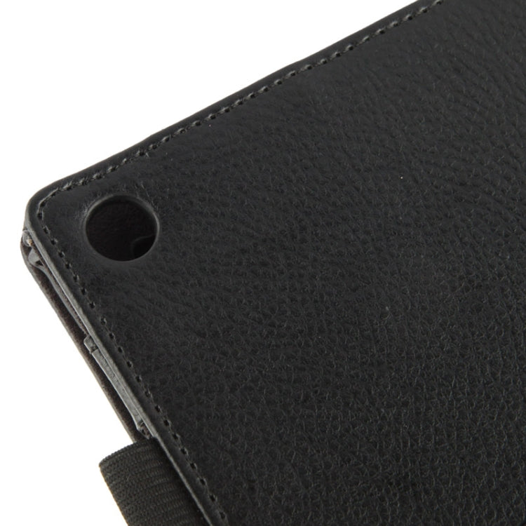 Litchi Texture Leather Case with Holder for Sony Xperia Tablet Z2 10.1