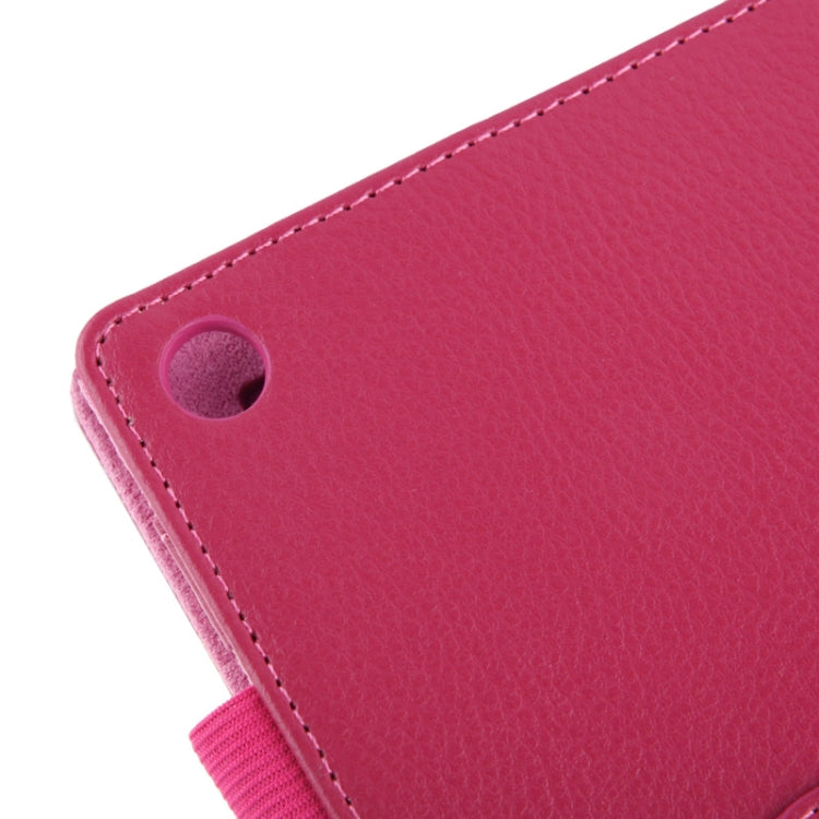 Litchi Texture Leather Case with Holder for Sony Xperia Tablet Z2 10.1
