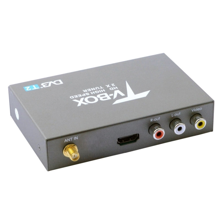 DVB-T2 HD High Speed Single Antenna Mobile Digital Car TV Receiver, Support H.264/MPEG2/MPEG4 /80KM/hour