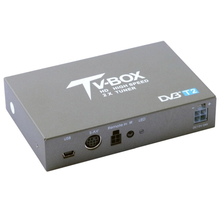 DVB-T2 HD High Speed Single Antenna Mobile Digital Car TV Receiver, Support H.264/MPEG2/MPEG4 /80KM/hour