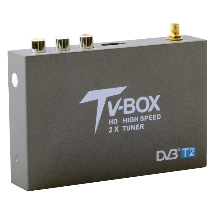 DVB-T2 HD High Speed Single Antenna Mobile Digital Car TV Receiver, Support H.264/MPEG2/MPEG4 /80KM/hour