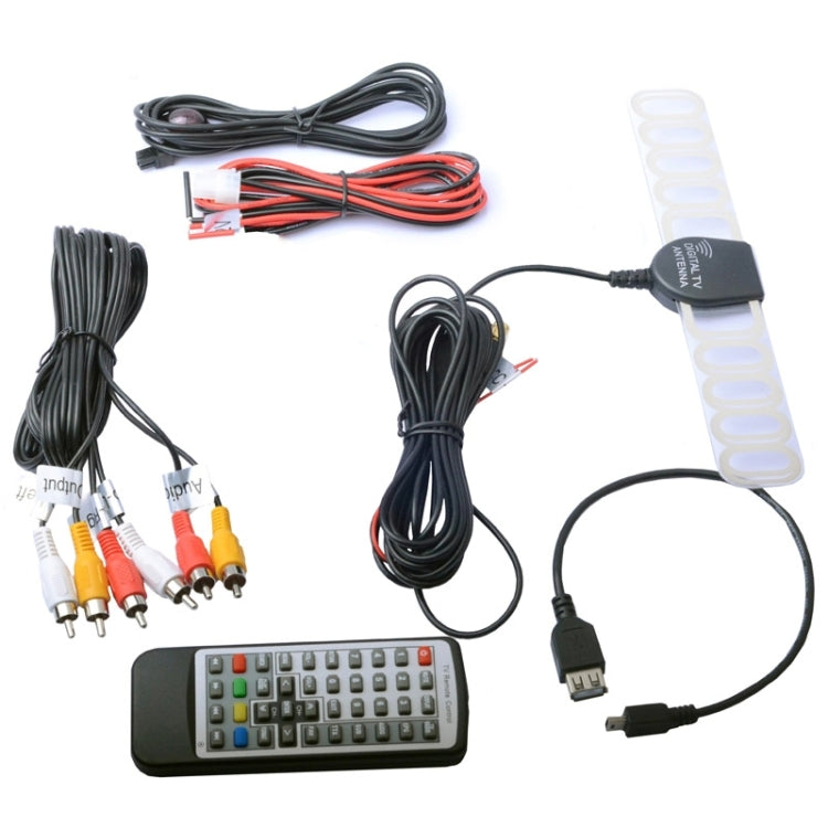 DVB-T2 HD High Speed Single Antenna Mobile Digital Car TV Receiver, Support H.264/MPEG2/MPEG4 /80KM/hour