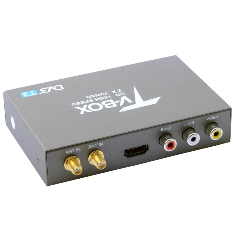 DVB-T2 HD High Speed Double Antenna Mobile Digital Car TV Receiver, Support H.264/MPEG2/MPEG4 /120KM/hour
