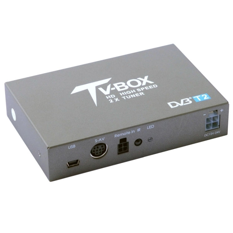 DVB-T2 HD High Speed Double Antenna Mobile Digital Car TV Receiver, Support H.264/MPEG2/MPEG4 /120KM/hour