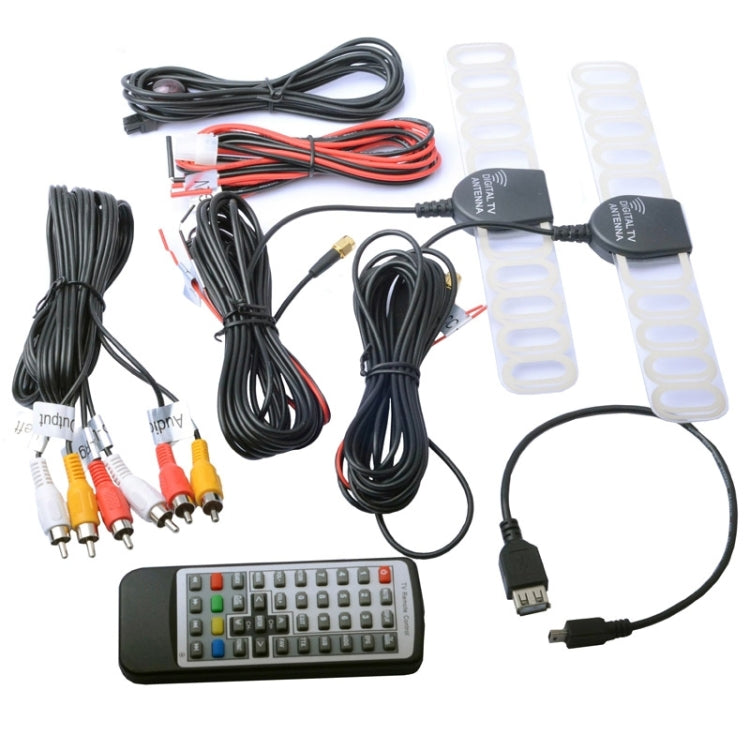 DVB-T2 HD High Speed Double Antenna Mobile Digital Car TV Receiver, Support H.264/MPEG2/MPEG4 /120KM/hour