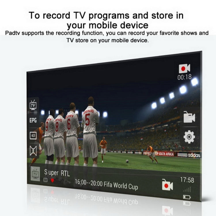 Micro USB Digital TV Receiver / Mobile Watch DVB-T2 TV Tuner Stick for Android Phones / Pad